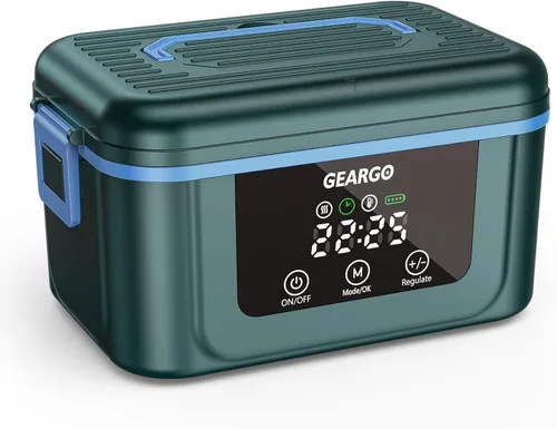 Vista 8 de GEARGO 𝟐𝟎𝟐𝟔 Actualizado Caja de Almuerzo Eléctrica Inalámbrica, 6.3 Tazas & Caja de Almuerzo Calentada Recargable de 20000mAh con Caja de Cristal