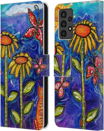 Vista 19 de Head Case Designs Officially Licensed Wyanne Half Light Nature 2 Leather Wallet Case Compatible with Samsung Galaxy A13 (2022)