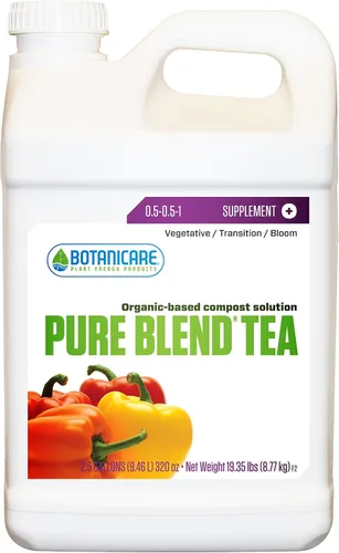 Vista 11 de Botanicare Pure Blend Tea, Nutrientes Suplementarios, 0.5-0.5-1.0, 1 cuarto de galón.