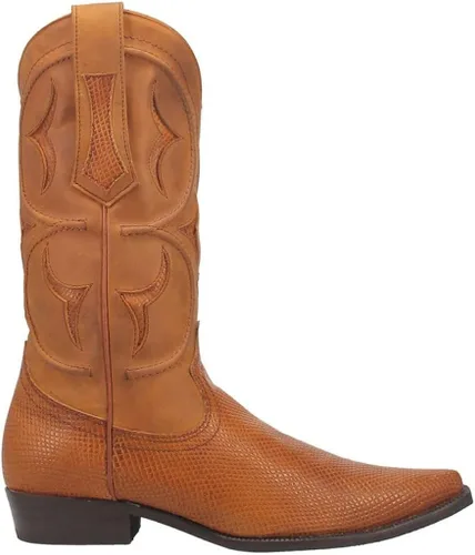 Vista 3 de Dingo Dodge City Western Boot Snip Toe - Di 852 -Ta para hombre Beige