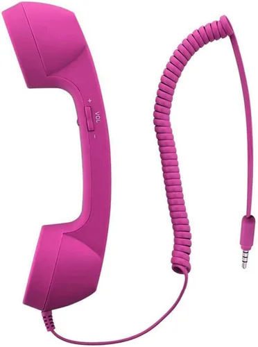 Vista 12 de Auricular retro de 3.5mm para teléfono celular Micrófono receptor para iPhone iPad teléfonos móviles smartphone (negro)
