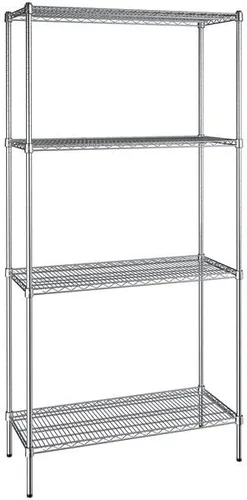 Vista 225 de Kit de 4 estantes de epoxi verde NSF de 21 x 72 pulgadas con postes de 86 pulgadas, estantería de almacenamiento resistente, kit de estantería
