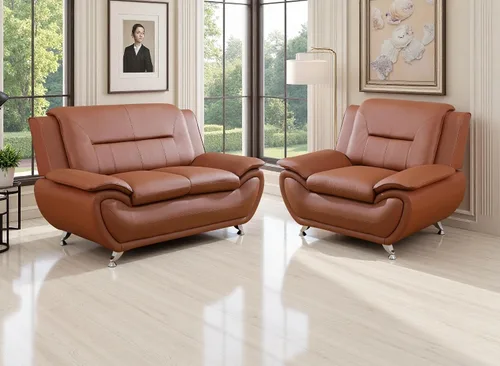Vista 13 de Sofás de cuero, juego de sofás de sala, sofá para dormitorio, apartamento, juegos de muebles de sala de estar de cuero