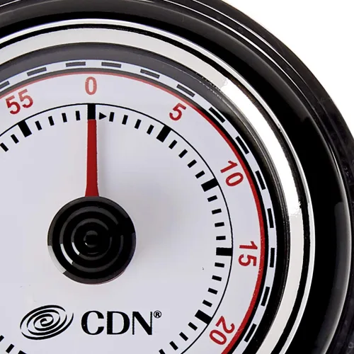 Vista 3 de CDN Temporizador Mecánico Compacto de 60 Minutos - Negro, Negro