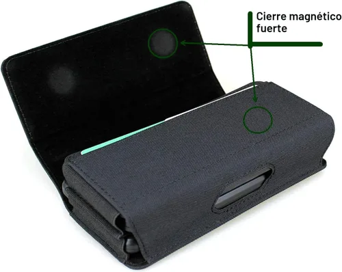 Vista 7 de Funda Doble para 2 Teléfonos con Clip de Cinturón, Estuche para iPhone (17 16 15 14 13 12 11) Pro Max/Plus, Samsung Galaxy (S25 S24 S23 S22 S21 S20)