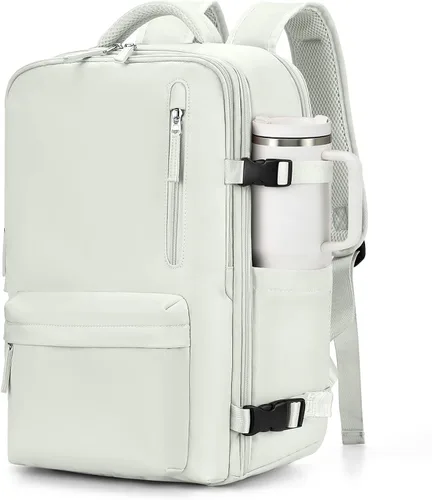 Vista 18 de VGCUB Mochila grande de viaje para trabajo, negocios, mochila para computadora portátil aprobada para vuelo, para mujeres y hombres, mochila