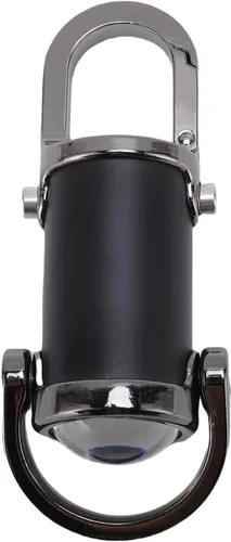 Vista 2 de Walfront Linterna recargable del llavero, aluminio mini LED antorcha 1200LM para acampar senderismo iluminación de emergencia