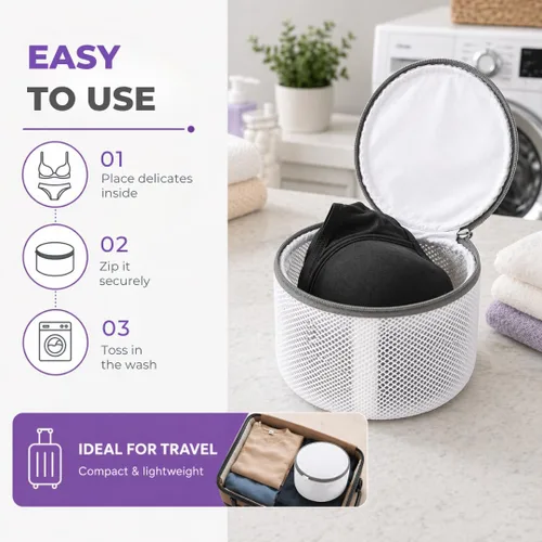 Vista 6 de woolite - bolsas de lavandería antisépticas.