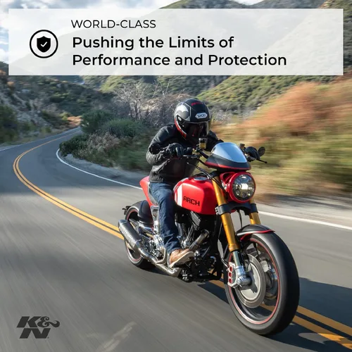 Vista 3 de Repuesto de filtro de aire de alto rendimiento K&N HD-1499 para Harley Davidson