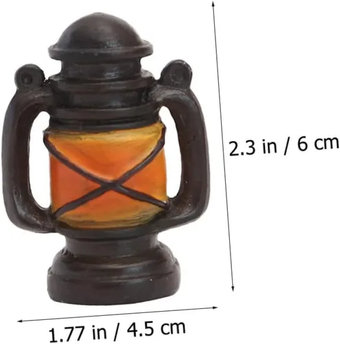 Vista 9 de VICASKY Mini adornos retro para cámara, paquete de 6 adornos de resina para jardín de hadas, decoración del hogar, oficina, juguete educativo