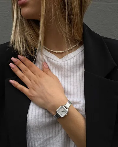 Vista 7 de Daniel Wellington Quadro Studio - Reloj cuadrado de ley, pulsera de malla
