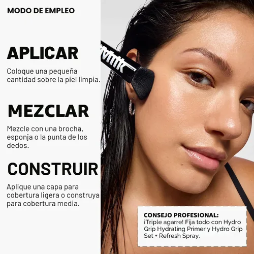 Vista 11 de Milk Makeup Hydro Grip Tinte de Piel en Gel Hidratante – Cobertura Ligera Edificable de 12 Horas con Ácido Hialurónico para un Acabado Natural