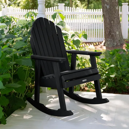Vista 2 de highwood Hamilton - Silla mecedora, color negro