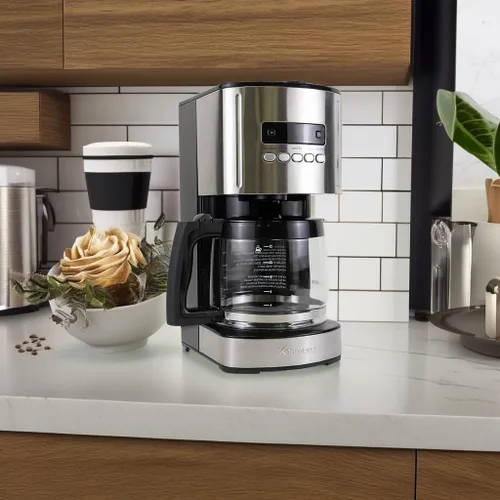 Vista 5 de Kenmore Cafetera de Goteo – Máquina de Café Programable con Jarra de Vidrio, Preparación Regular y Fuerte, Apagado Automático, Depósito de Agua