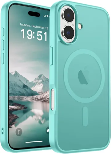 Vista 242 de SUPFINE Funda magnética para iPhone SE 2022 (3ª)/2020 (2ª), iPhone 8 (compatible con MagSafe) (protección contra caídas de grado militar), funda