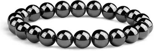 Vista 62 de Crystal Vibe Pulseras de cuentas de 0.315 in para mujeres y hombres, pulseras de cristal con piedras preciosas naturales, tamaño elástico ajustable