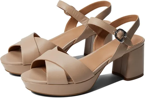 Vista 18 de Aerosoles Sandalias de tacón Cosmos para mujer Cuero Beige Beige