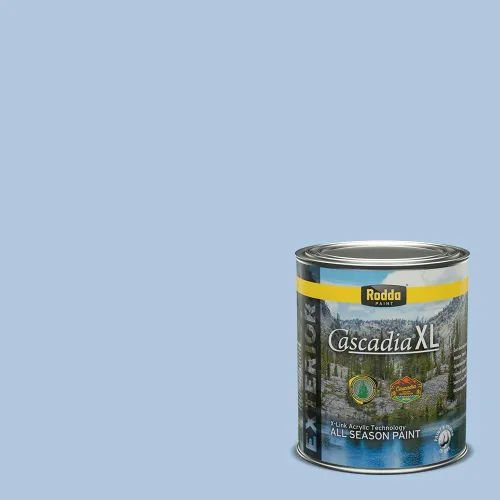 Vista 17 de Rodda Paint CASCADIA XL - Pintura satinada e imprimación para exteriores en uno, cuarto de galón, idea abstracta