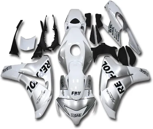 Vista 13 de Carenado negro brillante apto para Honda 2008 2009 2010 2011 CBR1000RR CBR 1000RR nueva inyección ABS plásticos carrocería kit cuerpo trabajo 08 09