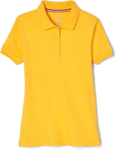 Vista 14 de French Toast Women's Juniors' Short Sleeve Stretch Pique Polo Shirt