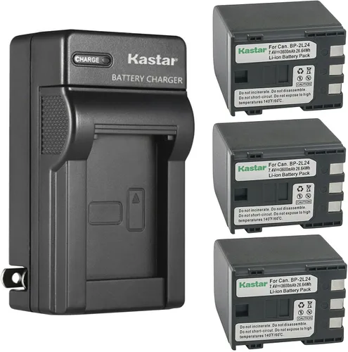 Vista 6 de Kastar Reemplazo del cargador de batería de pared de CA para Canon VIXIA HF R100, R11, HG10, HV20, HV30, HV40, ZR100, ZR200, ZR300, ZR400, ZR500