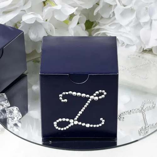 Vista 16 de Efavormart - Paquete de 12 calcomanías transparentes con monograma de diamantes de imitación de 1.5 pulgadas, calcomanías autoadhesivas para cajas