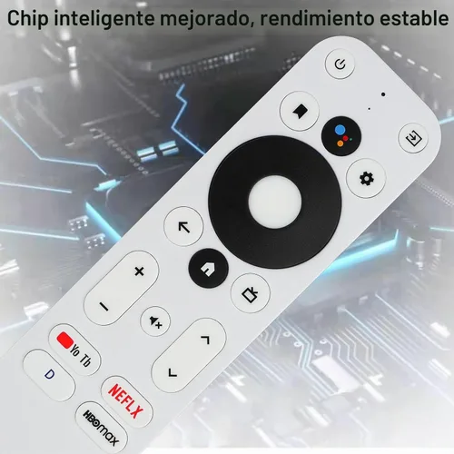 Vista 4 de Control remoto por voz compatible con control remoto ONN con botón de YouTube Netflix, compatible con ONN Android FHD 4K UHD Streaming Stick TV Box