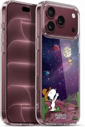 Vista 109 de Head Case Designs Funda de gel con licencia oficial de Peanuts Nebula Cactus Needles Snoopy Space Cowboy [protección de grado militar] compatible