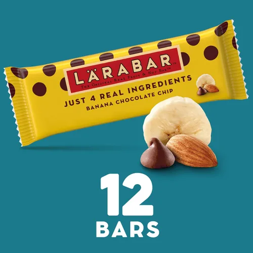 Vista 3 de Larabar - Barras de chocolate con plátano, frutas y nueces, 12 unidades, 19.2 onzas