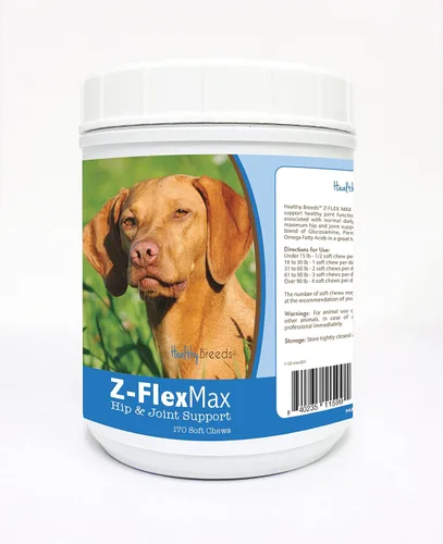 Vista 40 de Healthy Breeds Afghan Hound Z-Flex Max - Masticables suaves para cadera y articulaciones, 100