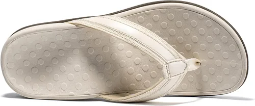Vista 5 de LLSOARSS - Sandalias con soporte para el arco para pies con fascitis plantar, las mejores chanclas ortopédicas para pies planos o dolor en el talón