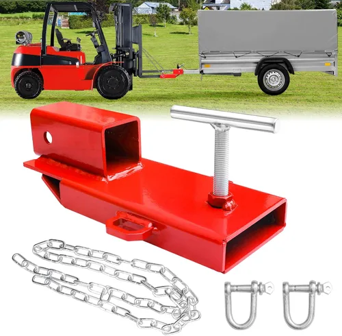 Vista 11 de EBESTTECH - Accesorio de enganche de remolque para montacargas, 1 unidad, accesorio de enganche de remolque de horquilla receptor de 2 pulgadas 1
