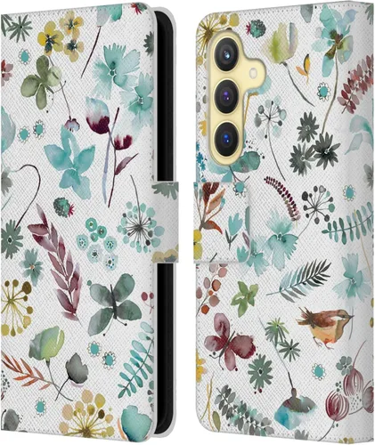 Vista 189 de Head Case Designs Officially Licensed Ninola Butterfly Nature Spring Floral Leather Wallet Case Compatible with Samsung Galaxy A07 4G