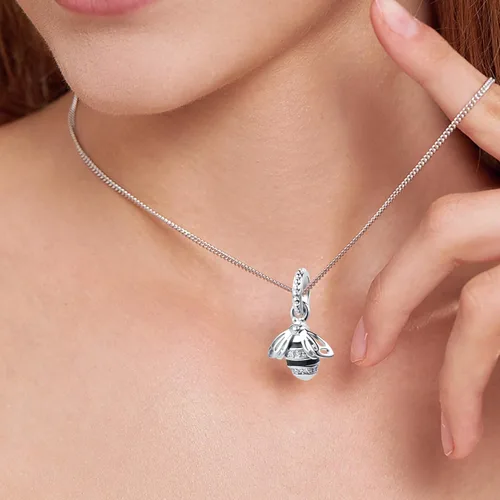 Vista 4 de Bear Koala Sea Turtle Bee Butterfly Owl Lucky Cat Charm Animal World Bead para pulsera europea