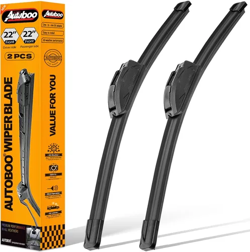 Vista 32 de AUTOBOO Limpiaparabrisas de repuesto de 13 + 13 pulgadas para limpiaparabrisas delantero Jeep Wrangler TJ 1997 1998 1999 2000 2001 2002 2003 2004