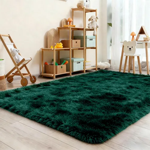 Vista 19 de Ompaa Alfombra Esponjosa, Alfombras de Área Súper Suaves y Peludas para Dormitorio y Sala de Estar - 6' x 9' Alfombra Grande de Felpa Peluda Shag