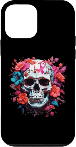 Vista 16 de Breast Cancer Skull Shirt For Women Sugar Skull Pink Ribbon Case for iPhone 16