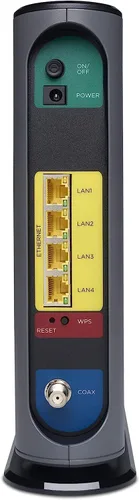 Vista 2 de Motorola Módem MG7700 con WiFi integrado Aprobado para Comcast Xfinity, Cox, Spectrum para planes de hasta 800 Mbps Enrutador WiFi DOCSIS 3.0