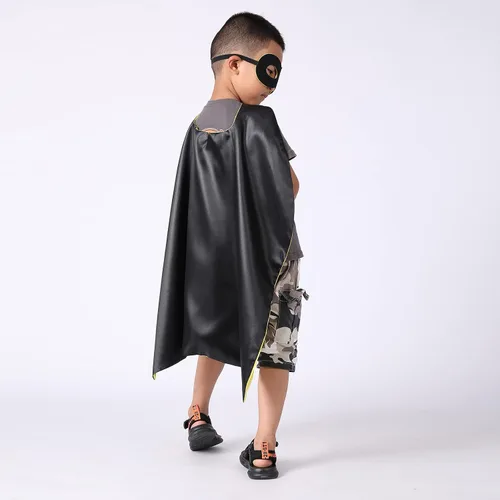 Vista 5 de Evlatte Capa y máscara de superhéroe para niños disfraz de superhéroe