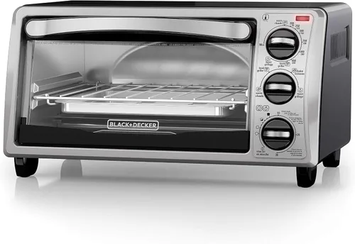 Vista 6 de BLACK+DECKER EM720CB7 Horno digital de microondas, 700 W, acero inoxidable, 0.7 pies cúbicos y cafetera programable CM1160B de 12 tazas, negro/acero