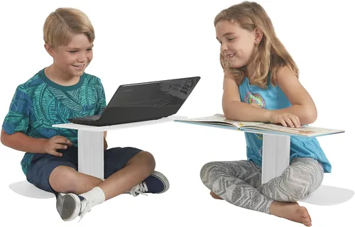 Vista 17 de ECR4Kids The Surf - Escritorio portátil para ordenador portátil, mesa de escritorio, Paquete de 1, Negro