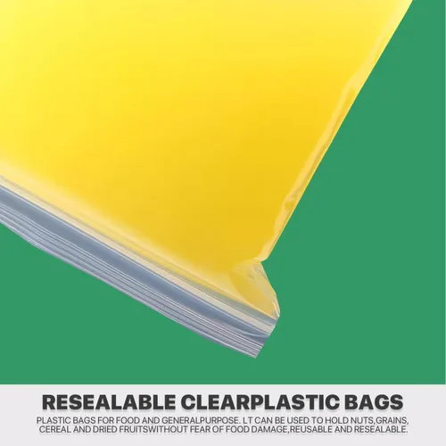 Vista 6 de 100 unidades, (4 x 4 pulgadas), bolsa transparente con cierre de cremallera de 2.5 mil de grosor, bolsas con cremallera, bolsas de plástico
