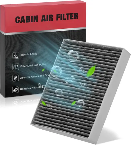 Vista 34 de BDFHYK 2 filtros de aire de cabina CF10136 con carbón activado compatibles con Chevy Uplander 2005-2009, Venture 2001-2005, compatibles con Buick