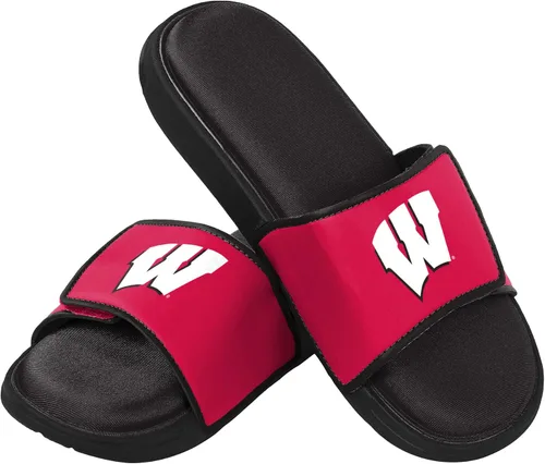 Vista 88 de FOCO Sandalias deportivas de espuma para ducha con logotipo de equipo universitario de la NCAA para hombre