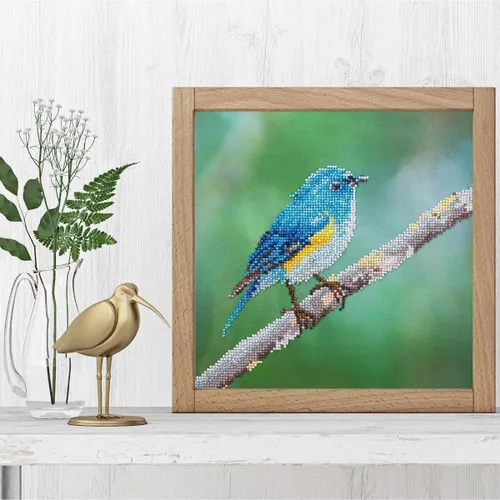 Vista 3 de Diamond Art by Leisure Arts Kit DMA 12x12 IntermediateBlue Bird
