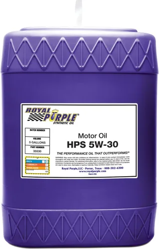 Vista 3 de RAceite de motor royal Purple HPS Alto Rendimiento Street sintético , 5W-20, 1 Cuarto de galón