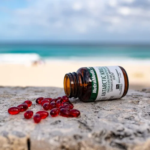 Vista 8 de NutraMedix Aceite de krill antártico de 500 mg – Suplemento de aceite de pescado – Omega-3 (EPA y DHA) + Astaxantina – Suplemento de krill rojo