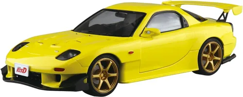 Vista 2 de Aoshima Inicial D: Kit de modelo a escala 1:24 FD3S RX7 V28 de Takahashi Keisuke