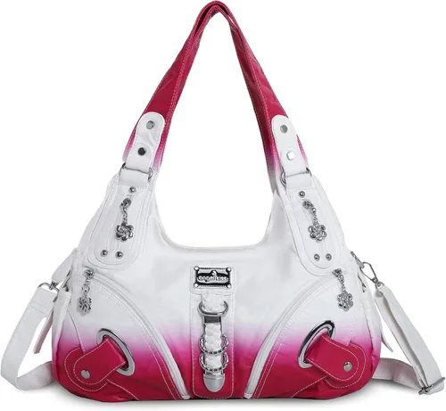 Vista 24 de Angelkiss Hobo Carteras y bolsos para mujeres Bolso de mano para mujeres Carteras grandes Bolsos de hombro diarios Purses, handbags, Handbag