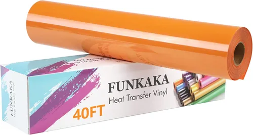 Vista 7 de FUNKAKA Paquete de vinilo HTV de transferencia de calor con purpurina, 12 rollos de vinilo para planchar de 12 pulgadas x 3 pies para camisetas, 12